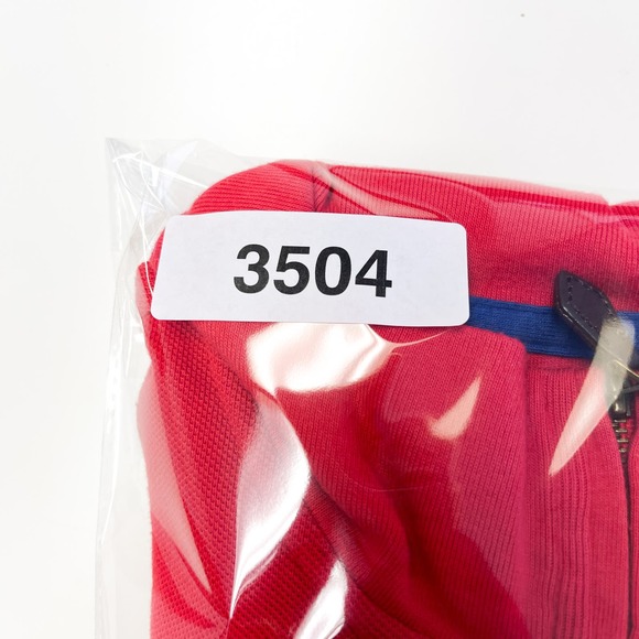 346 Brooks Brothers (S) 100% Cotton Mens Colorblock Sweater Pullover Red Blue - Picture 5 of 8